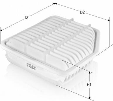 Tecneco Filters AR27013PM-J - Въздушен филтър vvparts.bg