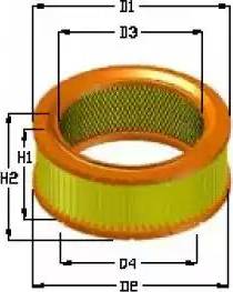 Tecneco Filters AR838 - Въздушен филтър vvparts.bg