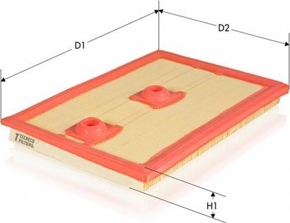 Tecneco Filters AR10058PM - Въздушен филтър vvparts.bg