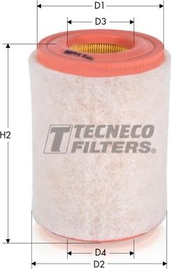 Tecneco Filters AR128XF - Въздушен филтър vvparts.bg