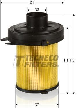 Tecneco Filters AR854 - Въздушен филтър vvparts.bg