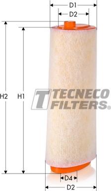 Tecneco Filters AR295 - Въздушен филтър vvparts.bg