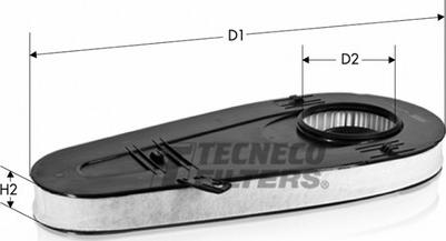 Tecneco Filters AR2027 - Въздушен филтър vvparts.bg