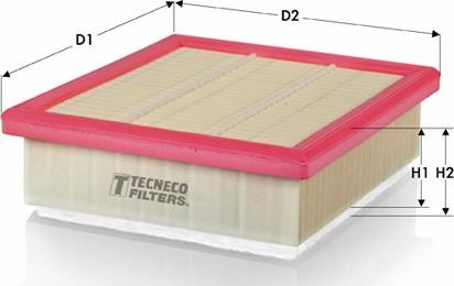 Tecneco Filters AR21002PM-S - Въздушен филтър vvparts.bg