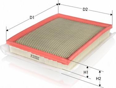 Tecneco Filters AR288/1PM-S - Въздушен филтър vvparts.bg