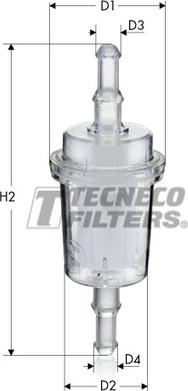 Tecneco Filters BN4174 - Горивен филтър vvparts.bg