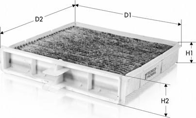 Tecneco Filters CK9562-C - Филтър купе (поленов филтър) vvparts.bg