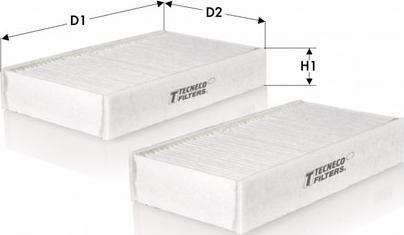 Tecneco Filters CK1721-2 - Филтър купе (поленов филтър) vvparts.bg