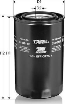 Tecneco Filters GS9421-HE - Горивен филтър vvparts.bg