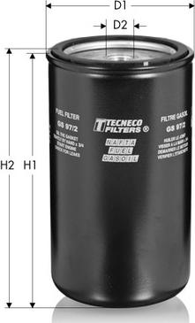 Tecneco Filters GS97/2 - Горивен филтър vvparts.bg