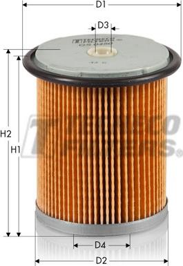 Tecneco Filters GS0449L - Горивен филтър vvparts.bg