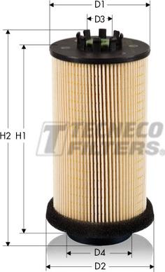 Tecneco Filters GS0600-E - Горивен филтър vvparts.bg