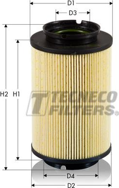 Tecneco Filters GS0308-E - Горивен филтър vvparts.bg