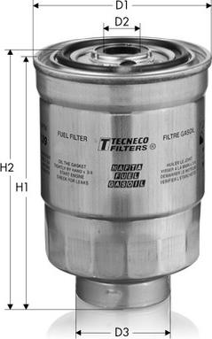 Tecneco Filters GS141 - Горивен филтър vvparts.bg