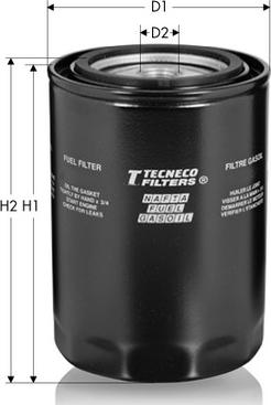 Tecneco Filters GS5797 - Горивен филтър vvparts.bg