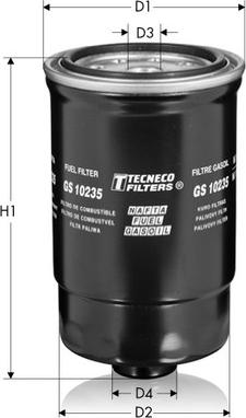 Tecneco Filters GS10235 - Горивен филтър vvparts.bg