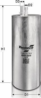 Tecneco Filters GS1205 - Горивен филтър vvparts.bg