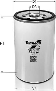 Tecneco Filters GS1234 - Горивен филтър vvparts.bg