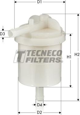 Tecneco Filters IN4143 - Горивен филтър vvparts.bg