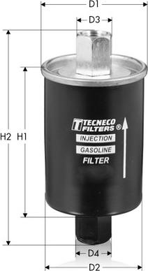 Tecneco Filters IN60 - Горивен филтър vvparts.bg