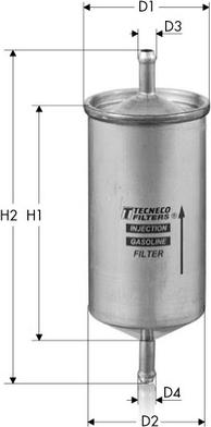 Tecneco Filters IN11 - Горивен филтър vvparts.bg