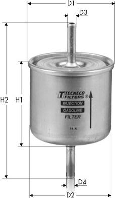 Tecneco Filters IN4777 - Горивен филтър vvparts.bg