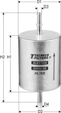 Tecneco Filters IN32 - Горивен филтър vvparts.bg