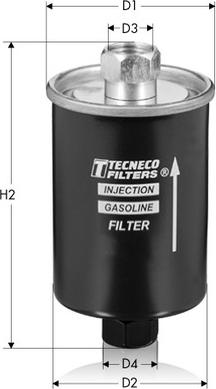 Tecneco Filters IN3727 - Горивен филтър vvparts.bg