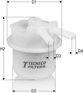 Tecneco Filters IN6436 - Горивен филтър vvparts.bg