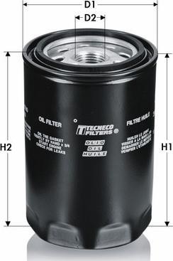 Tecneco Filters OL93 - Маслен филтър vvparts.bg