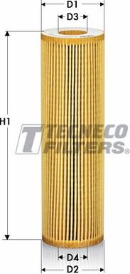 Tecneco Filters OL09918/1-E - Маслен филтър vvparts.bg