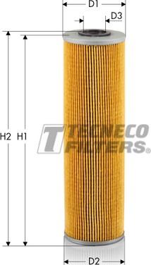 Tecneco Filters OL0612 - Маслен филтър vvparts.bg