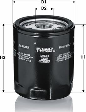 Tecneco Filters OL41ADM - Маслен филтър vvparts.bg