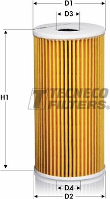 Tecneco Filters OL2069E - Маслен филтър vvparts.bg