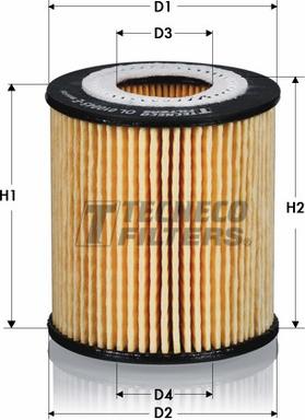 Tecneco Filters OL010045-E - Маслен филтър vvparts.bg