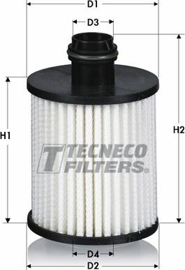 Tecneco Filters OL02506/1-E - Маслен филтър vvparts.bg