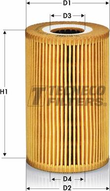 Tecneco Filters OL06002-E - Маслен филтър vvparts.bg