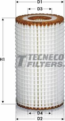 Tecneco Filters OL0208/1-E - Маслен филтър vvparts.bg