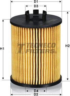 Tecneco Filters OL09706-E - Маслен филтър vvparts.bg