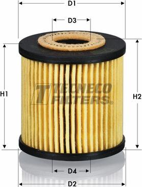 Tecneco Filters OL0232-E - Маслен филтър vvparts.bg