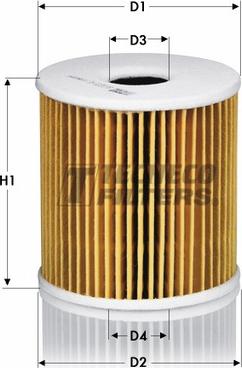 Tecneco Filters OL0227-EJ - Маслен филтър vvparts.bg