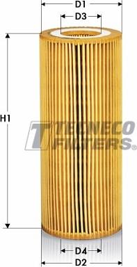 Tecneco Filters OL07012-E - Маслен филтър vvparts.bg