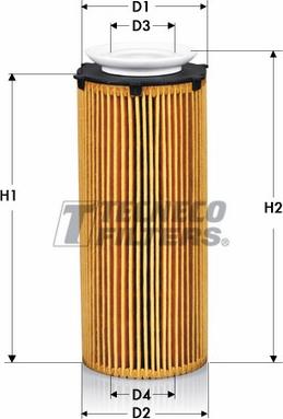 Tecneco Filters OL0720/3-E - Маслен филтър vvparts.bg