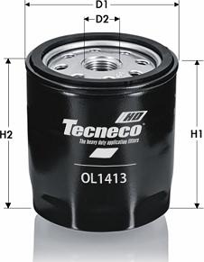 Tecneco Filters OL1413 - Маслен филтър vvparts.bg