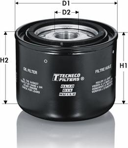 Tecneco Filters OL10268/1 - Маслен филтър vvparts.bg