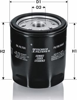 Tecneco Filters OL525 - Маслен филтър vvparts.bg