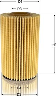 Tecneco Filters OL2194E - Маслен филтър vvparts.bg