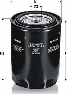 Tecneco Filters OL78 - Маслен филтър vvparts.bg