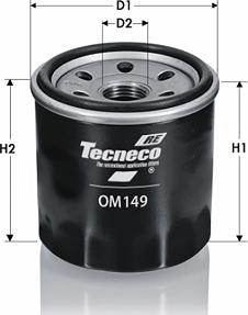 Tecneco Filters OM149 - Маслен филтър vvparts.bg