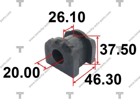 Tenacity ASBMI1012 - Лагерна втулка, стабилизатор vvparts.bg